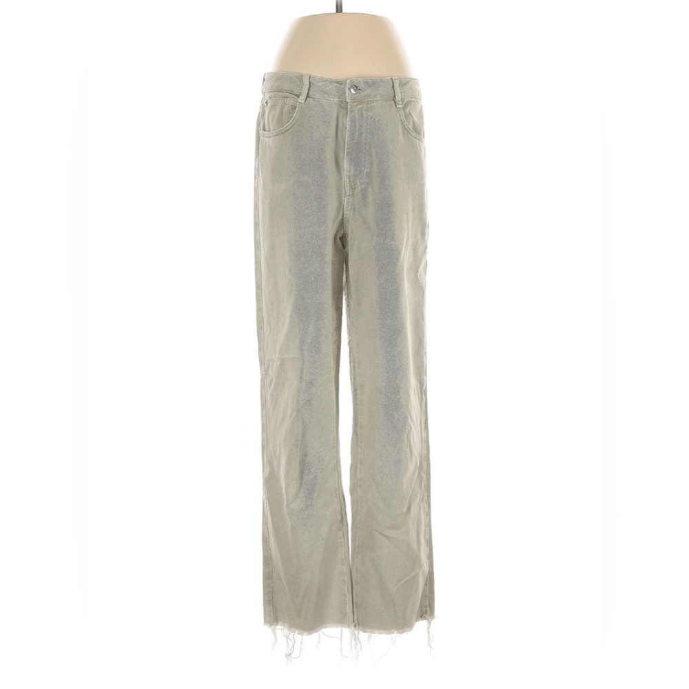 Zara Women's Light Tan Straight Leg Jeans